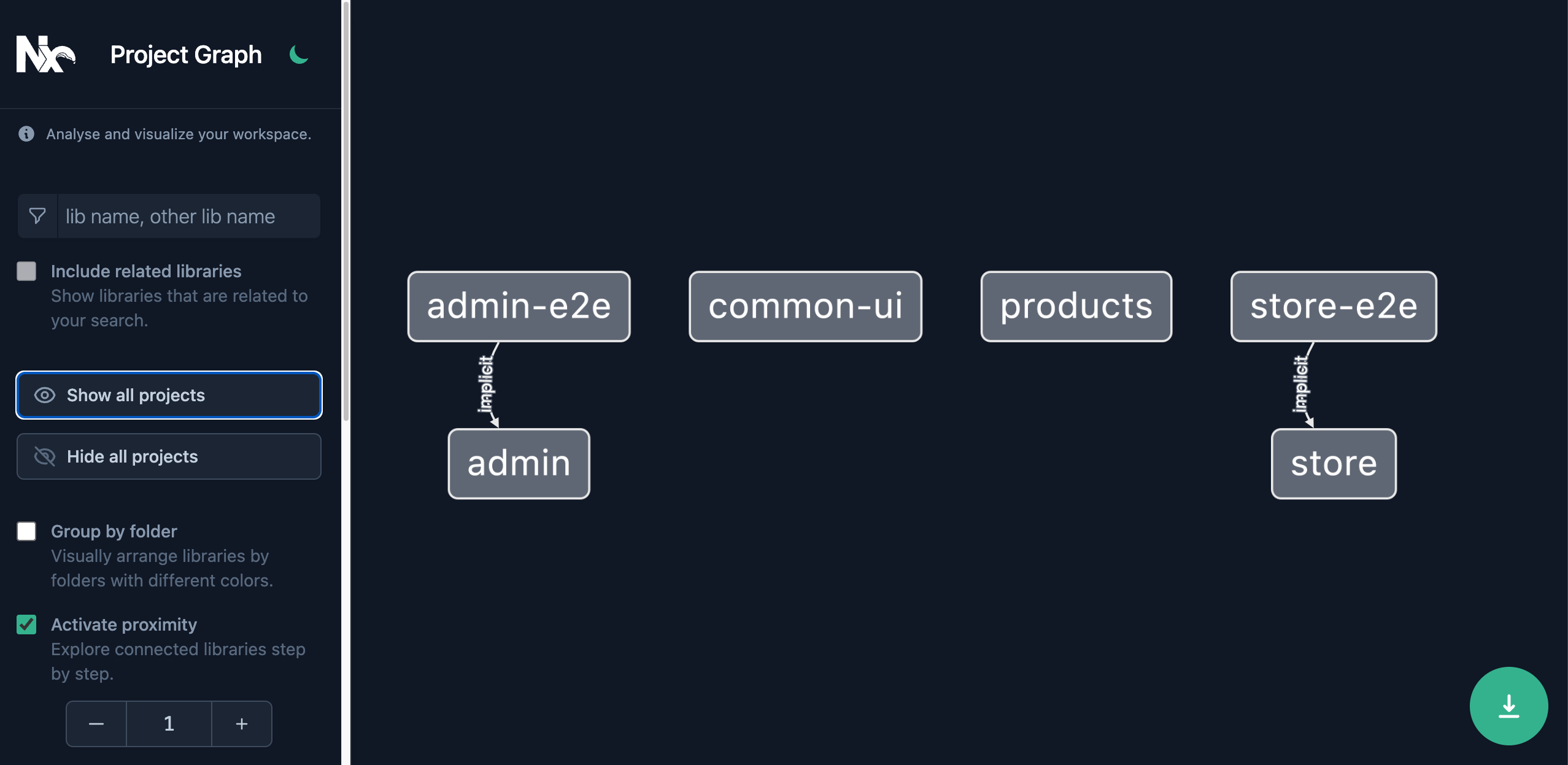 Initial Project Graph